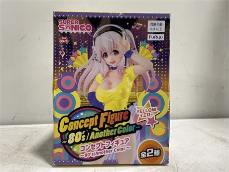 SEALED SUPER SONICO 80’S/ANOTHER COLOR/YELLOW CONCEPT FIGURE