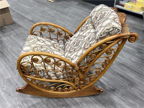 HELLO HOBBY HIGH END CUSHIONED ROCKING CHAIR (26” wide, 36” tall)