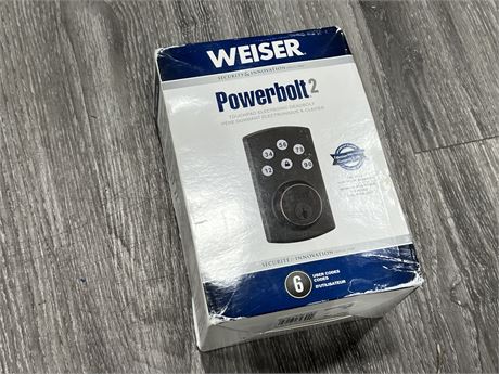 (NEW) WEISER POWERBOLT 2 TOUCHPAD DEADBOLT LOCK