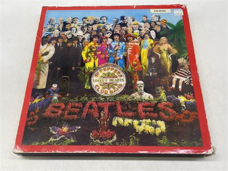 THE BEATLES - SGT. PEPPERS LONLEY HEARTS CLUB BAND CD/DVD BOX SET COMPLETE W/
