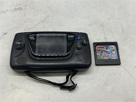 WORKING GAME GEAR + SONIC THE HEDGEHOG 2