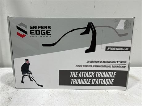 NEW IN BOX SNIPERS EDGE ATTACK TRIANGLE HOCKEY TRAINING AID