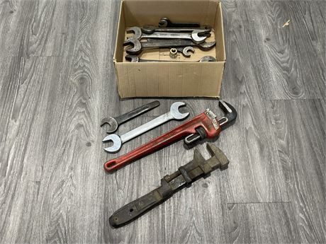 RIGID PIPE WRENCH & MISC HEAVY DUTY PIPE WRENCH