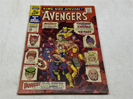 THE AVENGERS KING SIZE SPECIAL #1