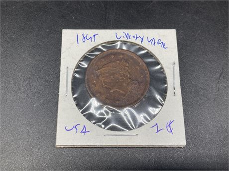 1845 UNITED STATES PENNY