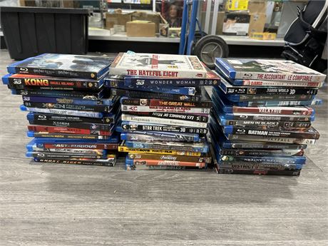 GOOD TITLE BLU RAY LOT - SOME DISCS SCRATCHED - CASES ARE ALL DIRTY