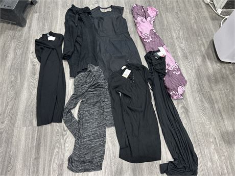 7 NEW W/TAGS WOMENS DRESSES - VARIOUS SIZES & BRANDS