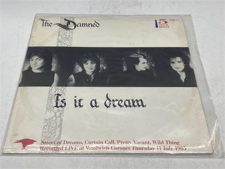 THE DAMNED - IS IT A DREAM - VG+