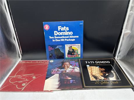 4 FATS DOMINO RECORDS - EXCELLENT (E)
