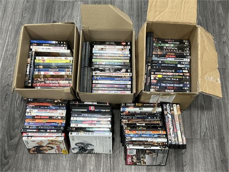 LARGE LOT OF DVDS