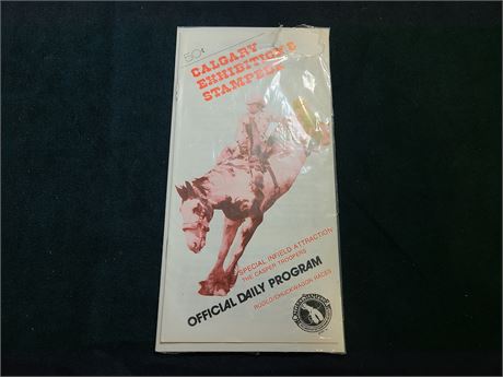 1975 CALGARY EXHIBITION & STAMPEDE PROGRAM