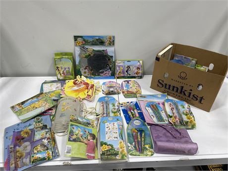 LOT OF TINKER BELL ITEMS