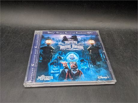 RARE - DISNEY MUPPETS HAUNTED MANSION - MUSIC CD (E) EXCELLENT CONDITION