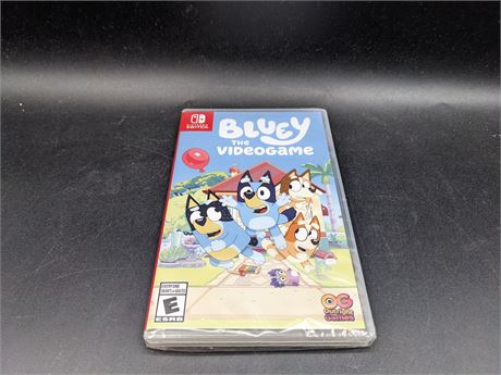 SEALED - BLUEY THE VIDEO GAME - SWITCH
