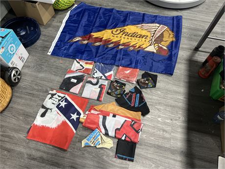 LOT OF MISC FLAGS