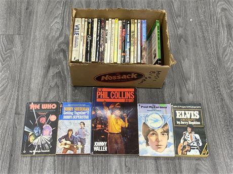 BOX OF MUSIC RELATED BOOKS