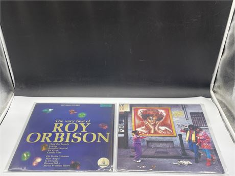2 ROY ORBISON / ARETHA RECORDS - EXCELLENT (E)
