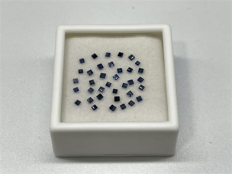 GENUINE BLUE SAPPHIRES 1.00CT TOTAL WEIGHT