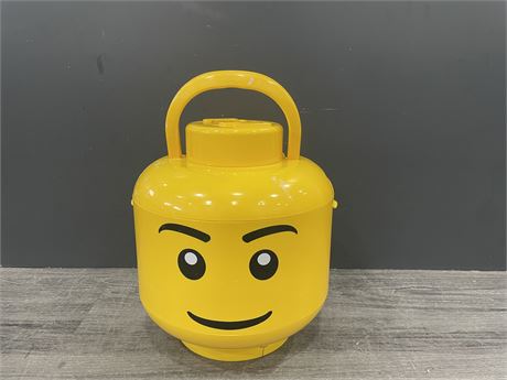 LARGE LEGO HEAD CARRY CASE - 12” TALL
