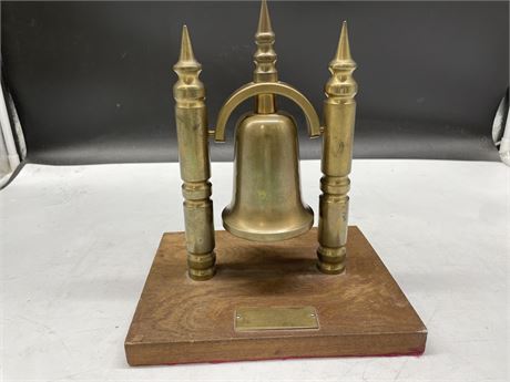 MCM MOUNTED BRASS BELL
