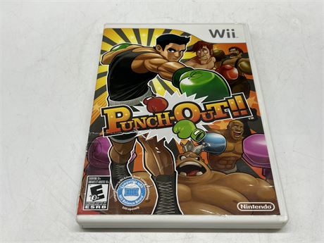 PUNCH-OUT!! - WII - DISC IN EXCELLENT CONDITION