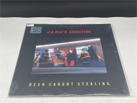 SEALED 1990 PRESS MAXI SINGLE - JANES ADDICTION - BEEN CAUGHT STEALING