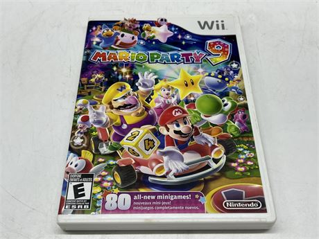 MARIO PARTY 9 - WII - DISC IN EXCELLENT CONDITION