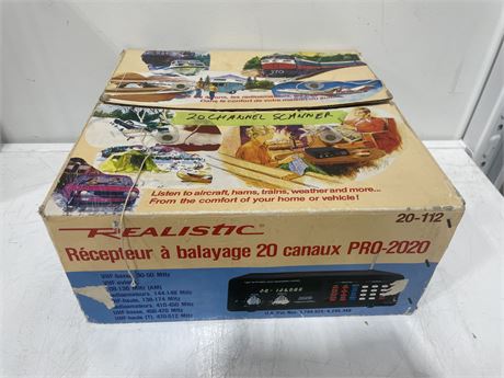 REALISTIC PRO-2001 CB SCANNER HOME USE (NOT IN ORIGINAL BOX)