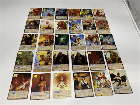 (30) 1994 SPELLFIRE MASTER THE MAGIC 2ND EDITION CARDS