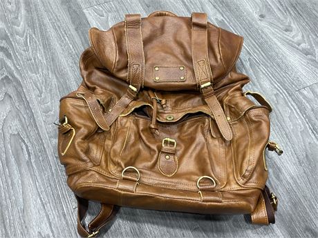 VINTAGE MADE IN VANCOUVER LEATHER BAG