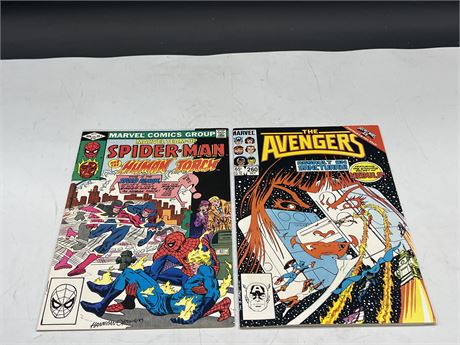 SPIDER-MAN & THE HUMAN TORCH #121 & THE AVENGERS #260