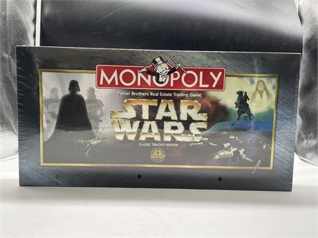 SEALED STAR WARS MONOPOLY- CLASSIC TRILOGY EDITION