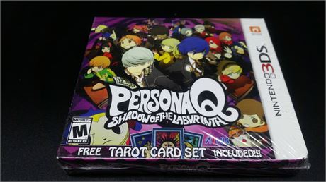 BRAND NEW - PERSONA Q WITH FREE TAROT CARD SET - 3DS