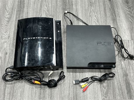 2 PLAYSTATION 3 CONSOLES