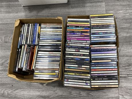 2 BOXES OF CDS