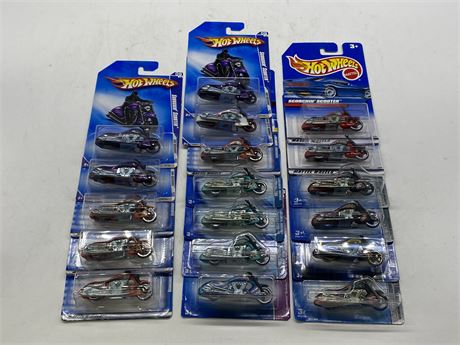 HOT WHEELS COLLECTION OF NEW ASSORTED SCORCHIN’ SCOOTER RELEASES (MISP)