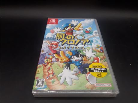 SEALED - KLONOA (JAPAN - PLAYS IN ENGLISH) - SWITCH