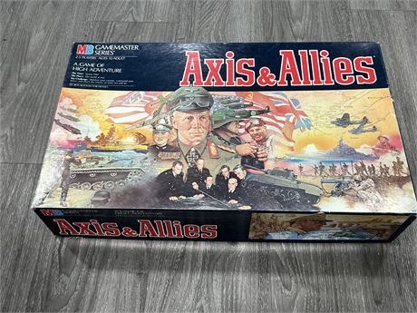 VINTAGE MB AXIS & ALLIES BOARD GAME COMPLETE