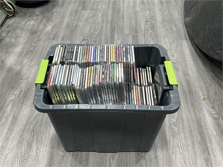 LARGE TOTE FULL OF CDS