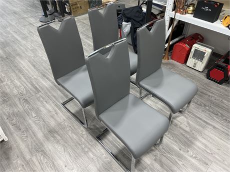 4 KITCHEN DINING CHAIRS (39” tall)