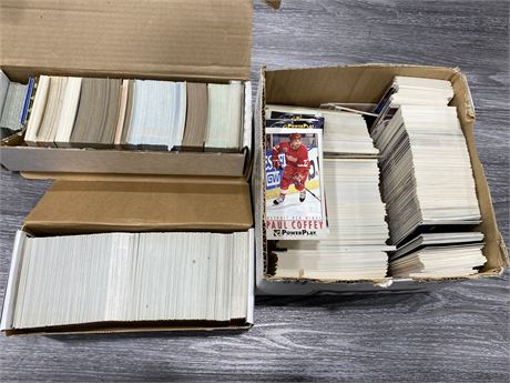 3 BOXES OF 90’S NHL CARDS