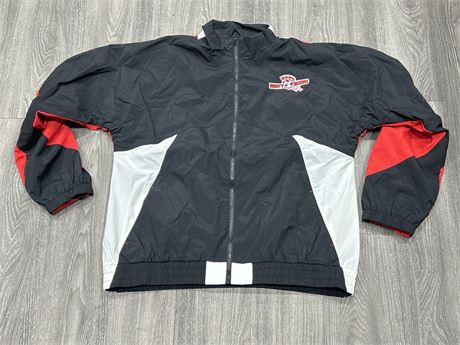 VINTAGE STYLE VANCOUVER 86’ERS WINDBREAKER - MITCHELL & NESS - SIZE 2XL
