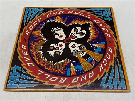 KISS - ROCK AND ROLL OVER - VG+