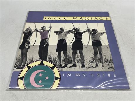 10,000 MANIACS - IN MY TRIBE - EXCELLENT (E)