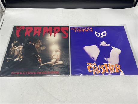 2 THE CRAMPS RECORDS - EXCELLENT (E)