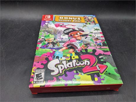 SPLATOON 2 COLLECTORS EDITION - VERY GOOD CONDITION - SWITCH