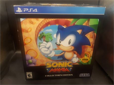 SEALED - SONIC MANIA COLLECTORS EDITION - PS4