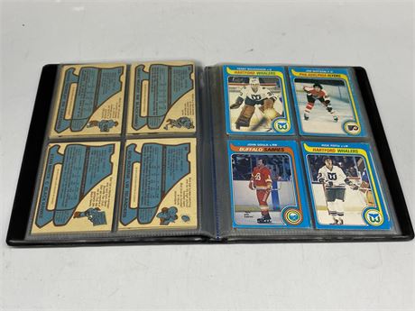BINDER OF 1979/80 OPC CARDS (40 cards total)