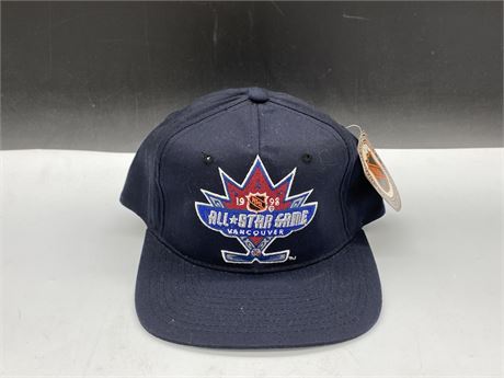 NEW OLD STOCK 98’ VANCOUVER NHL ALL STAR GAME SNAPBACK HAT