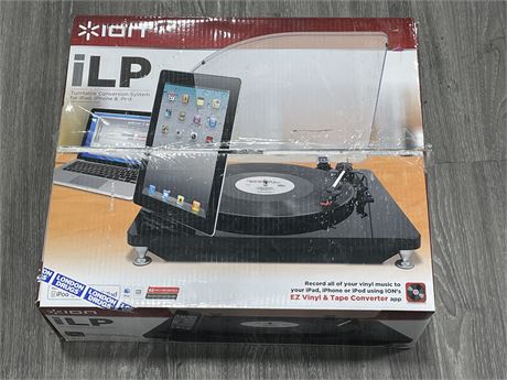 IN BOX TURNTABLE CONVERSION SYSTEM FOR IPAD, IPHONE, & IPOD